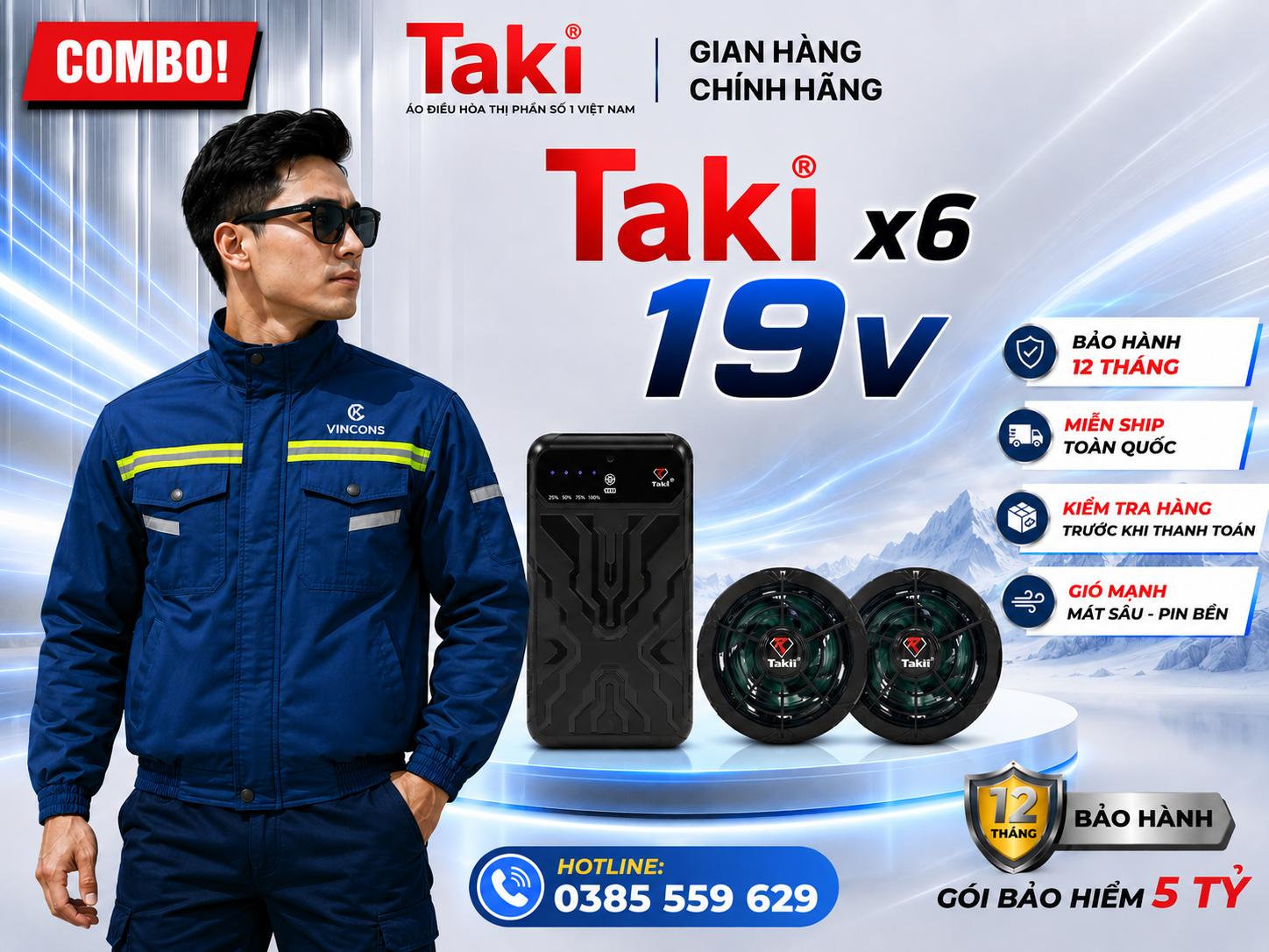 Áo VINCONS Taki cao cấp
